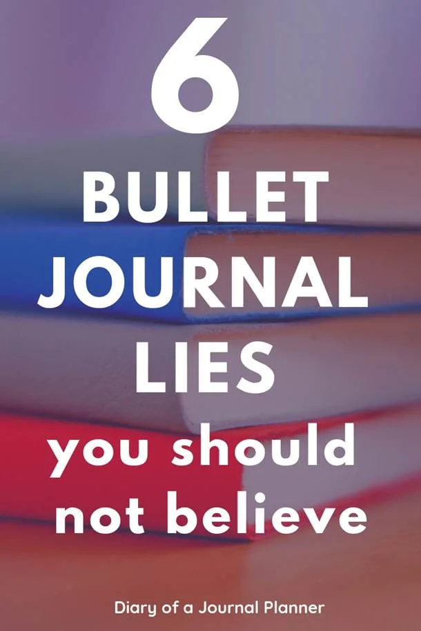 6 most common myths about bullet journaling and why you should ignore them! #bulletjournal #bujo #bulletjournalnewbie #bulletjournaltips #bujotips