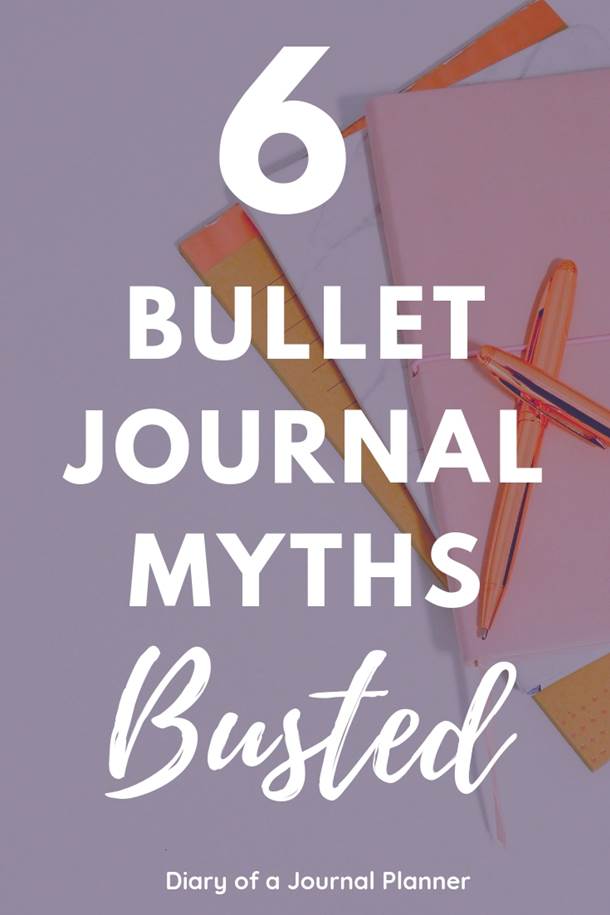 Don't believe in these bullet journal myths. 6 totally wrong misconceptions about bullet journaling that you should ignore. If you are on a fence about bullet journaling and feel like you are not 