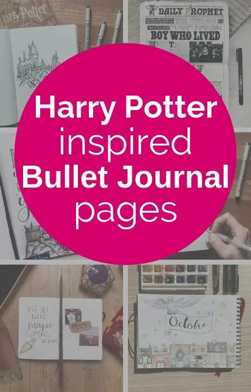 Harry Potter Inspired Bullet Journal Pages