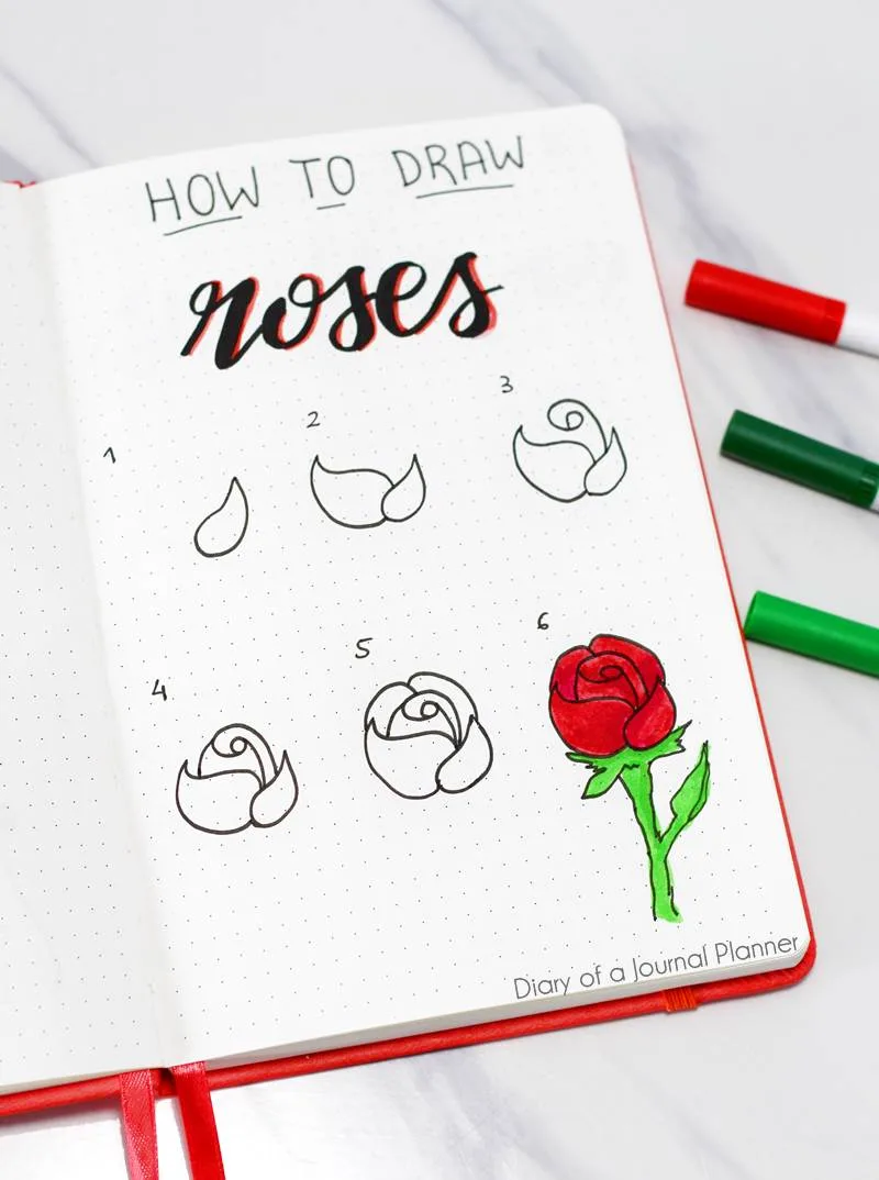 Easy How to Draw a Plant Tutorial and Plant Coloring Pages