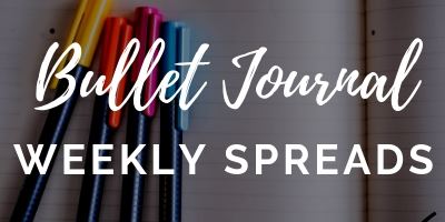 bullet journal weekly spreads