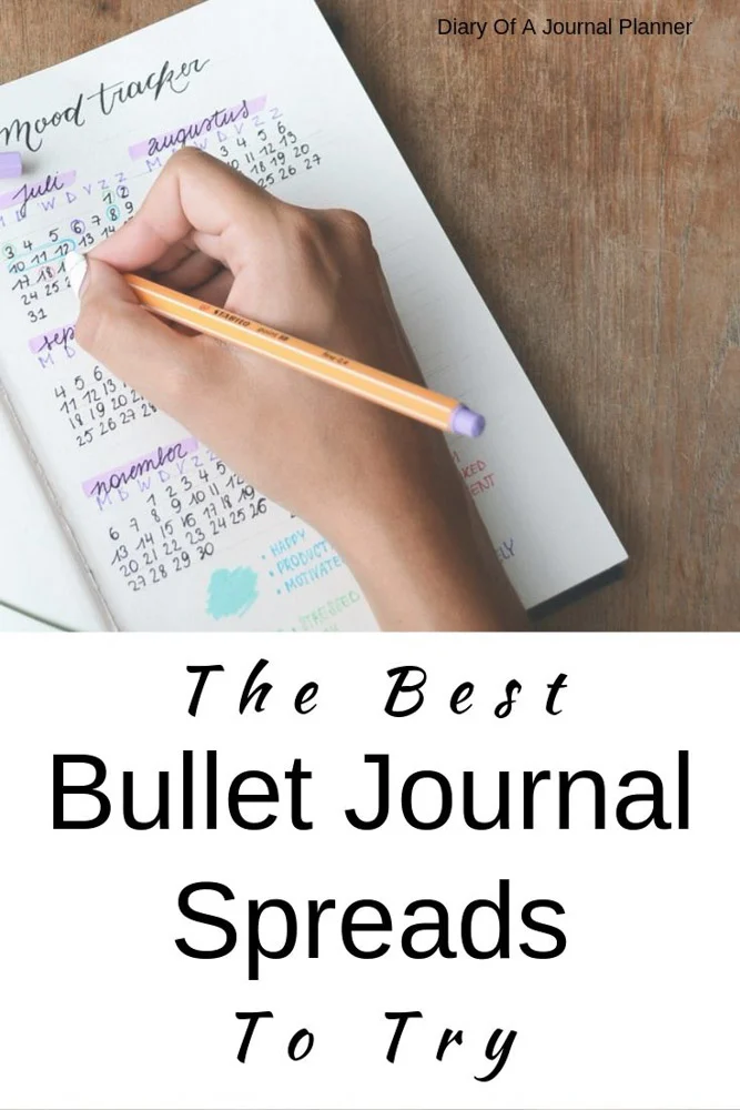 Bullet Journal Spreads to try