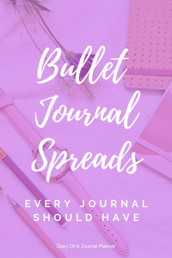 Spreads for Bullet Journals