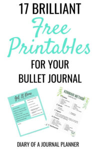 15+ Totally FREE Bullet Journal Printable To Organize Your Life in 2023