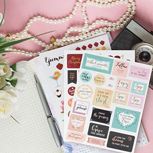 Bullet Journal (17+ Brilliant Stickers For Your Planner And Journal )