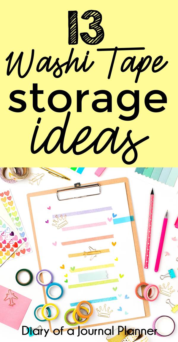 CREATING WASHI TAPE STORAGE #storage #storagesolutions #washitape