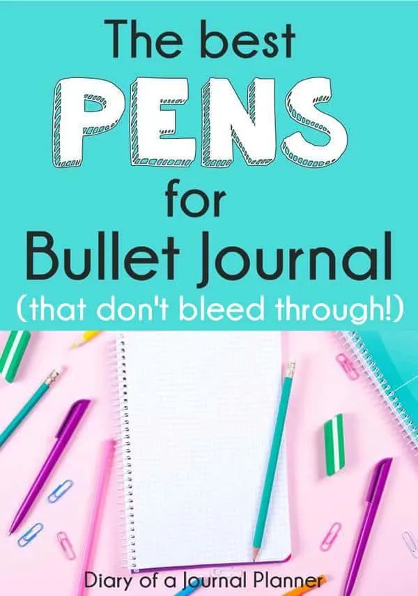 best black pen for bullet journal