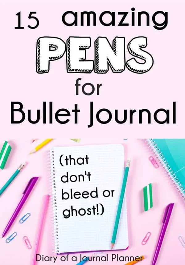 best markers for bullet journaling
