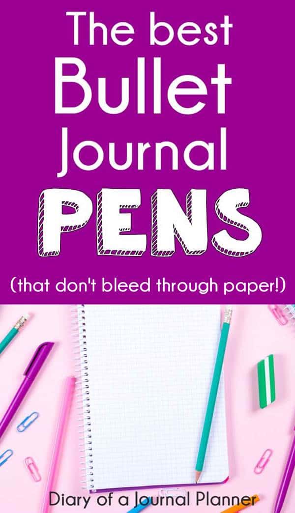 Pens That Don't Bleed Through Paper