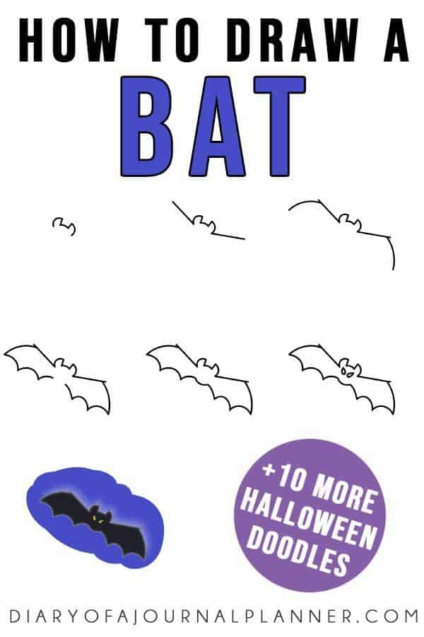 easy bat doodle