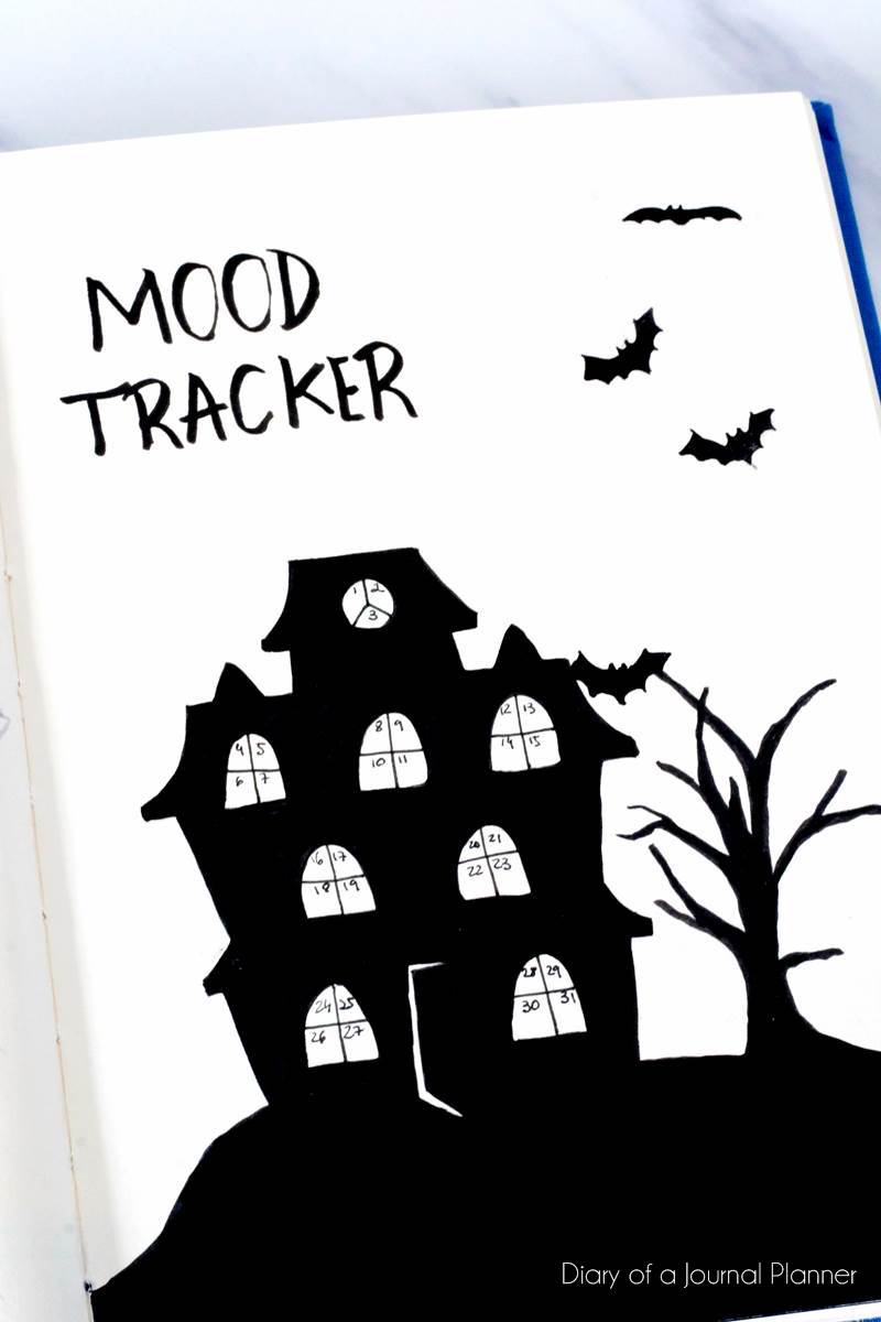 Halloween mood tracker for october