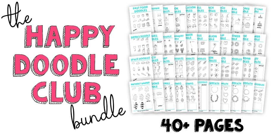 Happy doodle club landing page