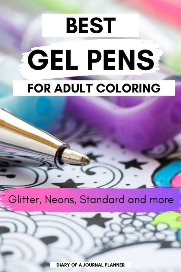 Adult Coloring Gel Pen