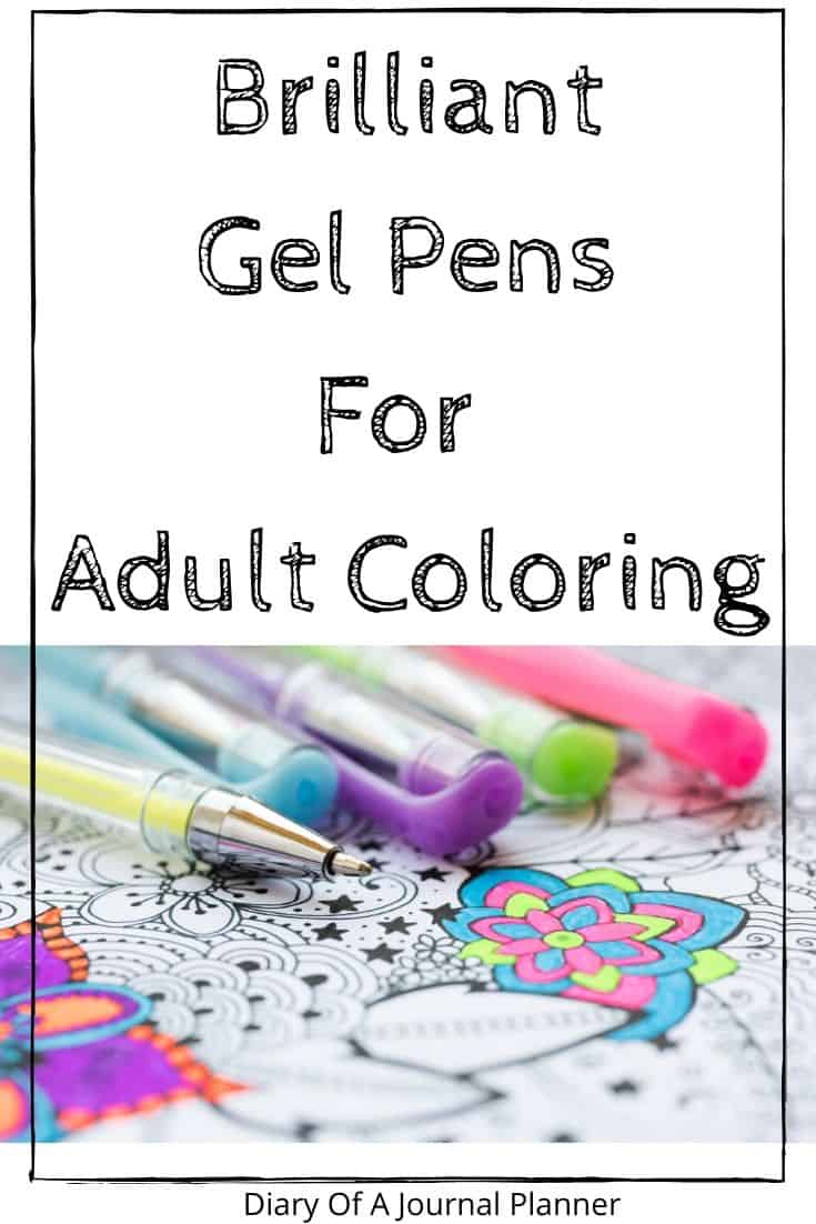 I love coloring with gel pens! What about everyone else ? : r/AdultColoring