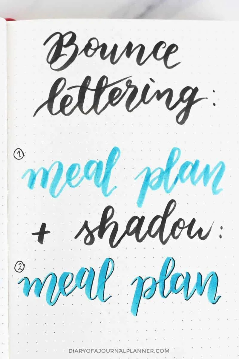 Creative Lettering Journal with Inspirational Quotes