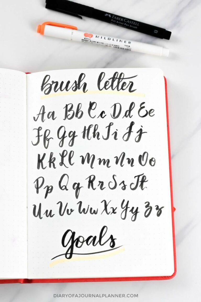 Bullet Journal Fonts (14 Fonts For Bullet Journal You Need To Try!)