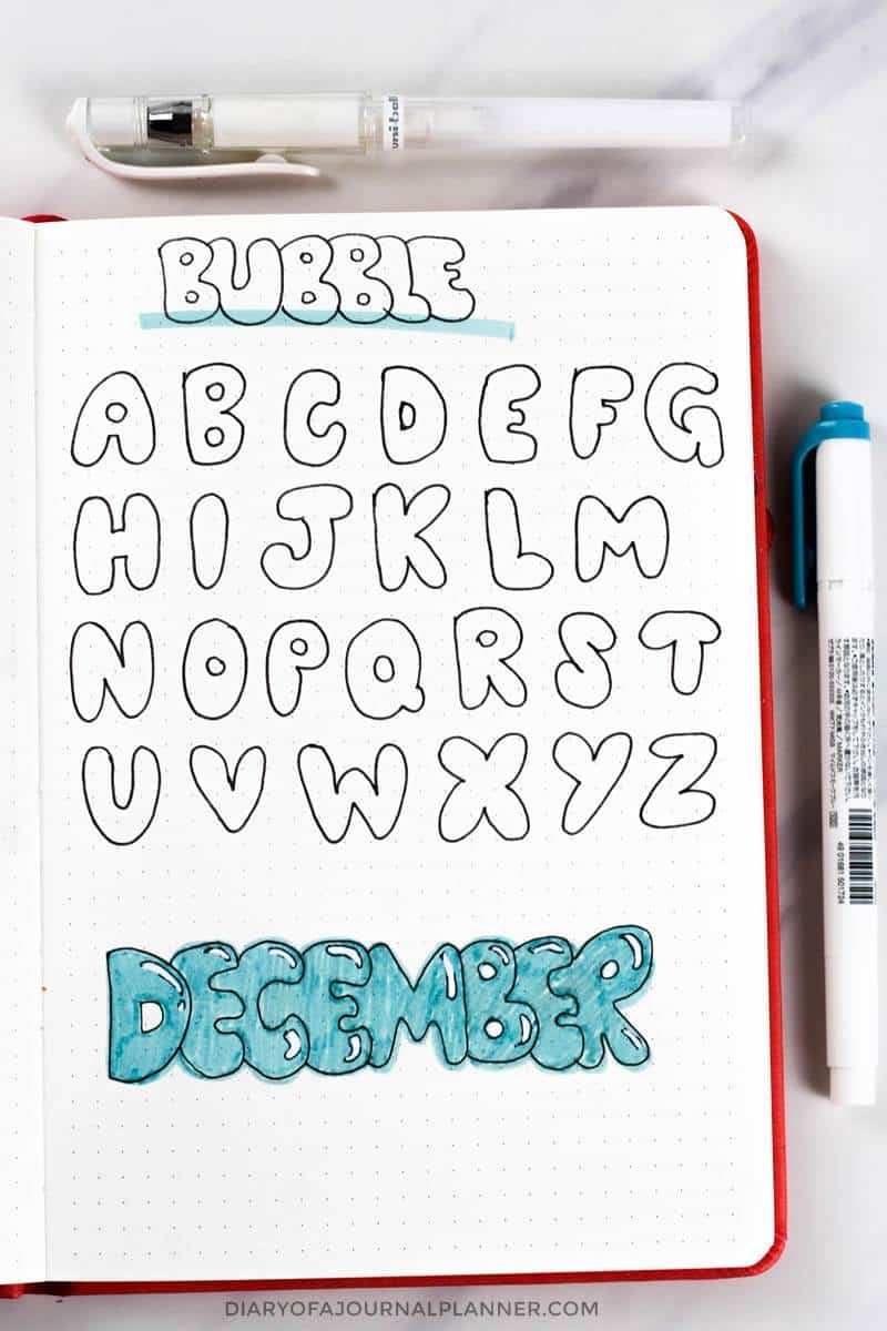 easy fonts to draw by hand