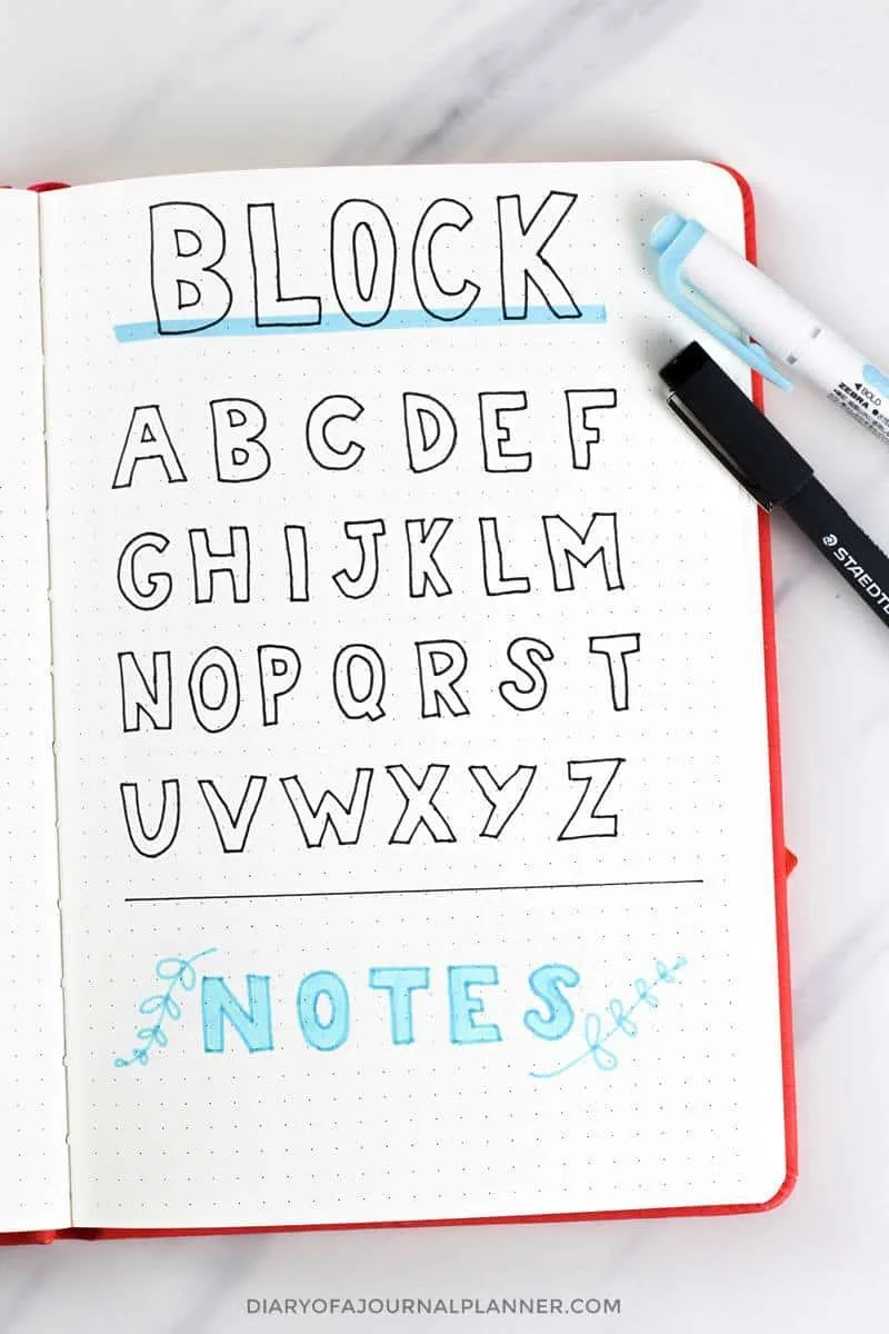 pretty letter fonts