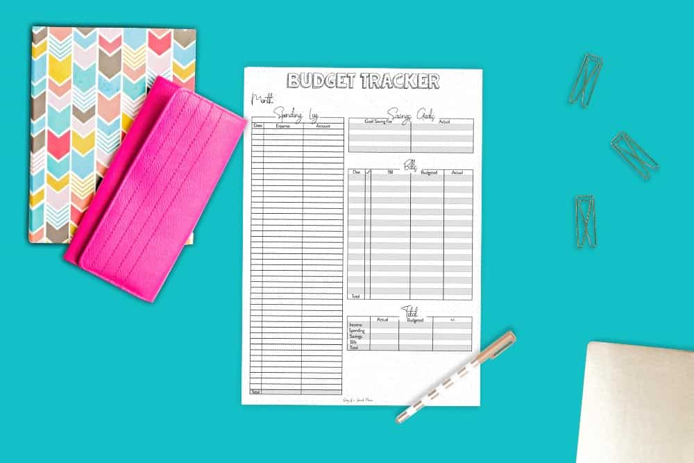 Bullet Journal Budget and Expense Tracker Ideas To Control Your Finances With FREE Budget Tracker Printable