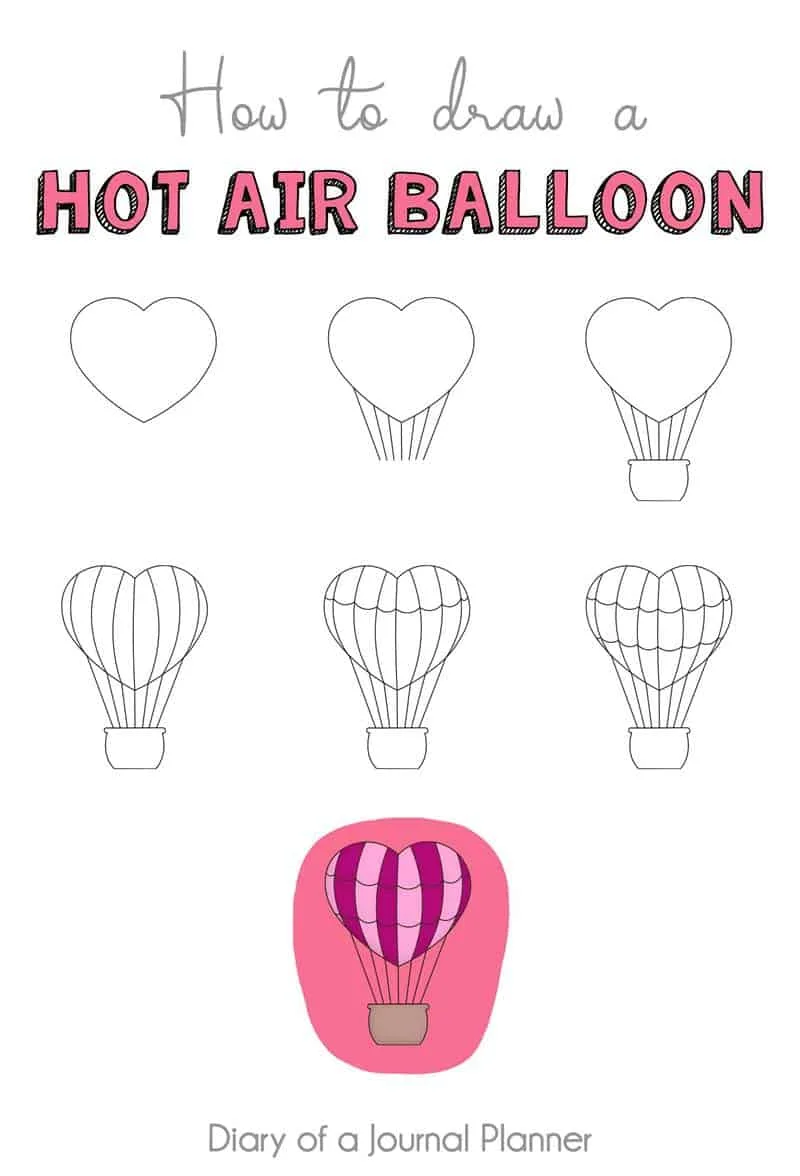 how air balloon doodle