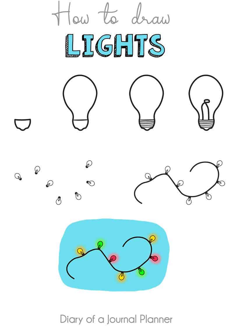 how to draw lights