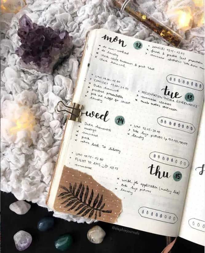 Free Printable Water Tracker Bullet Journal Page