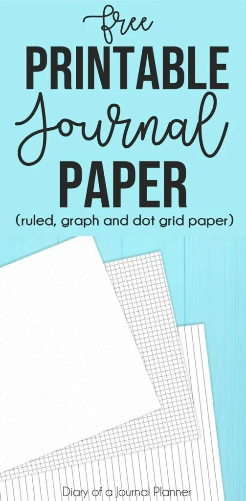 Printable Journal Paper Printable Journal Paper For High School