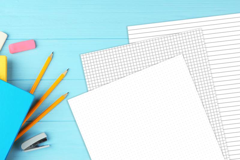 FREE Printable Journal Paper (dot grid, graph and ruled paper!)