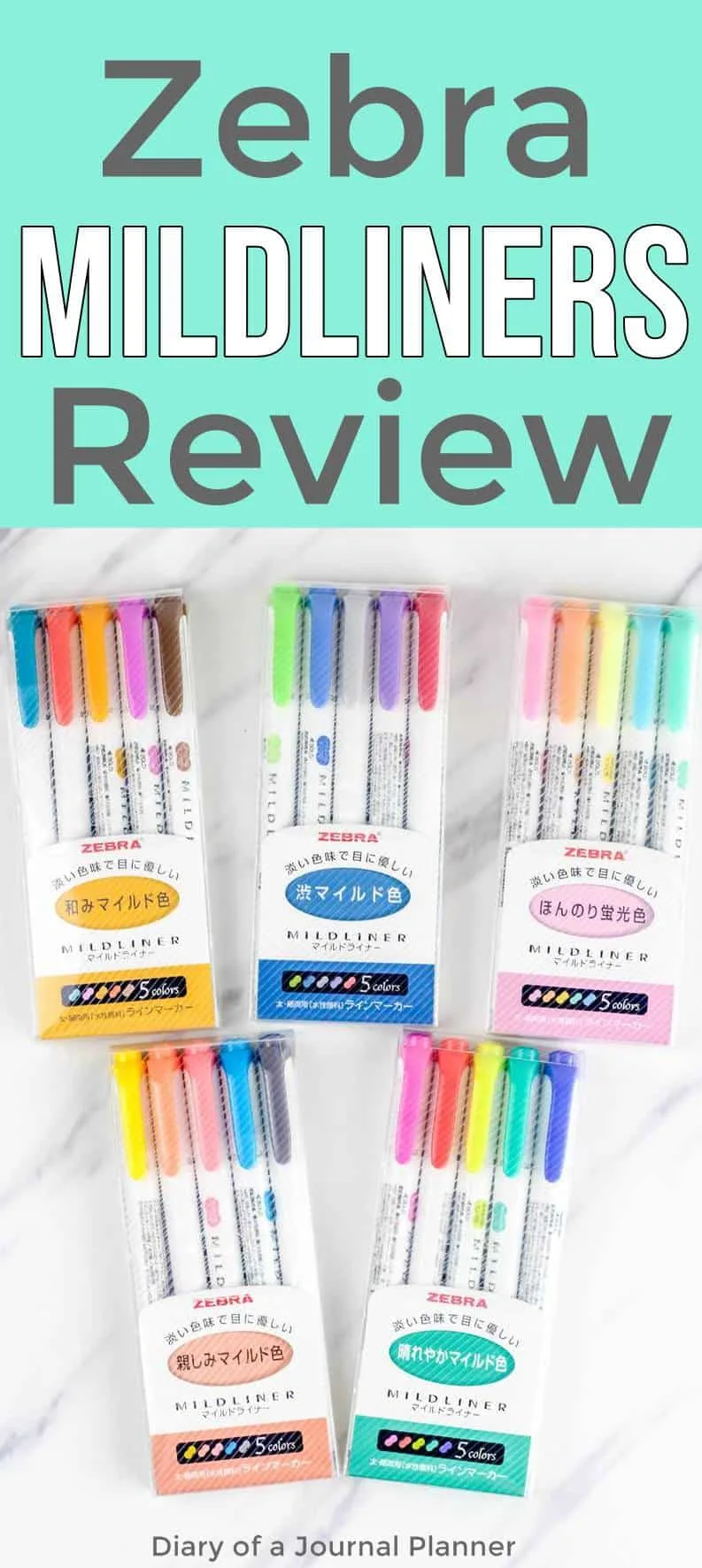 Zebra Mildliner Brush Pens Review