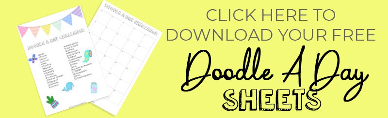 Fun Doodle Challenge For 30 Days With Free Printables