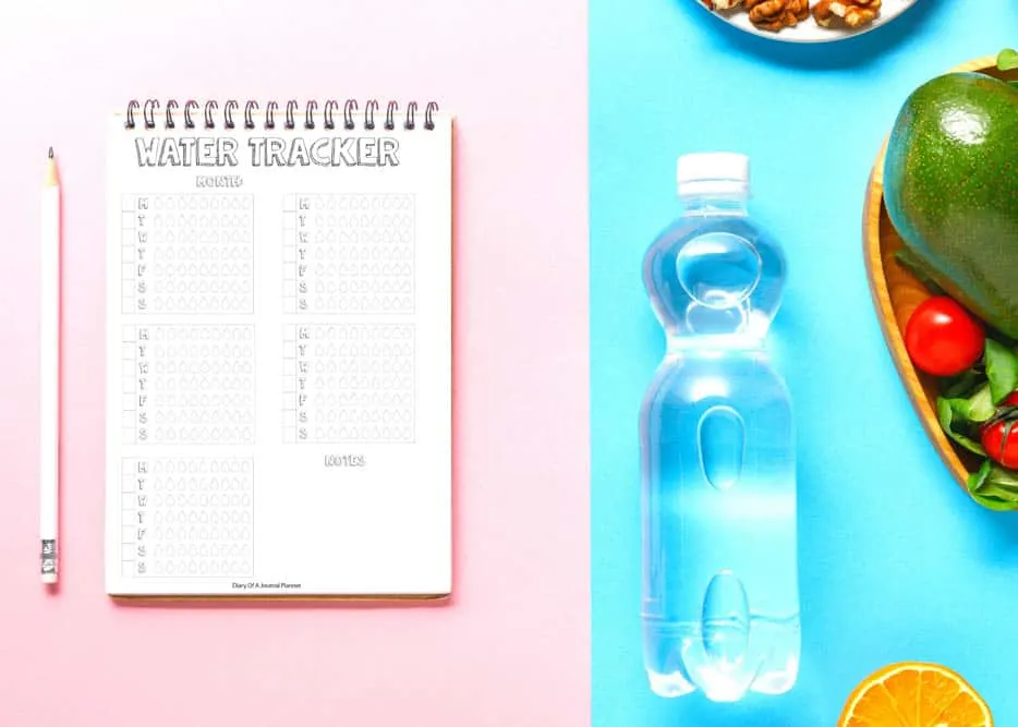 Bujo Water Tracker