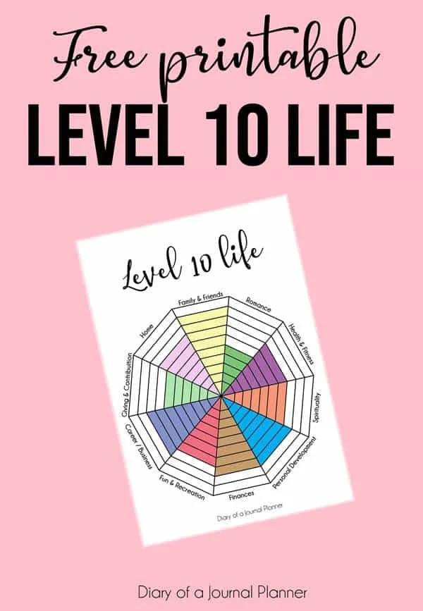 Printable Level 10 Life