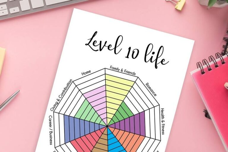 Free Level 10 Life Bullet Journal Tracker To Create A Life You Love