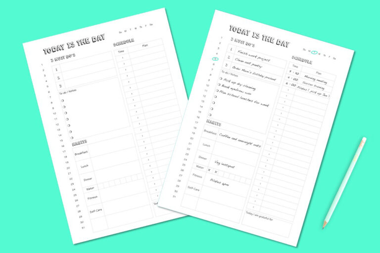 100+ FREE Bullet Journal Printables To Organize Your Life in 2025