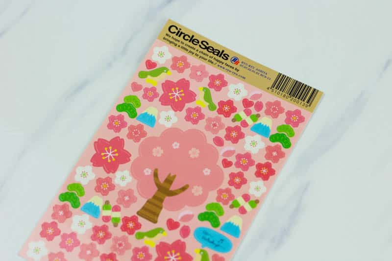 sakura stickers