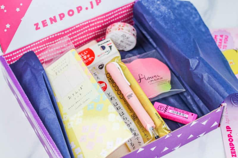 zenpop stationery box april 2020