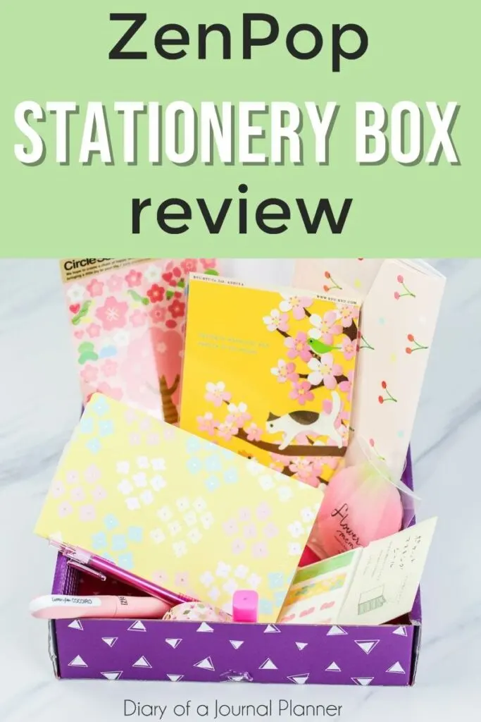 Zenpop stationery subscription box