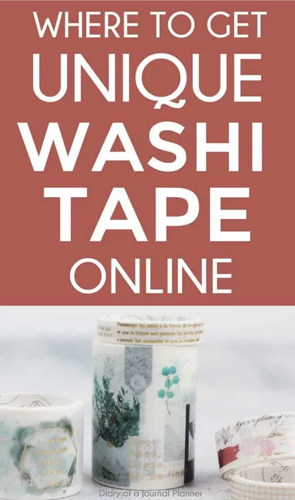 unique washi tape online