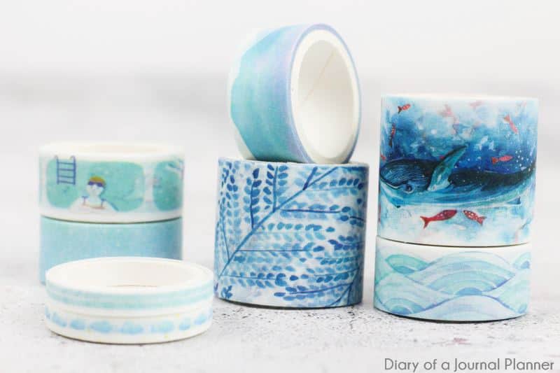 Sky and sea washi tape