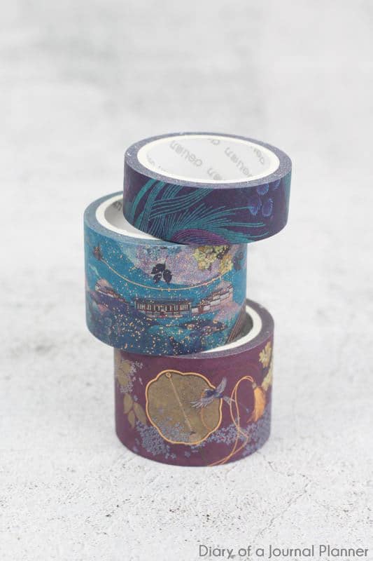 peacock washi tape