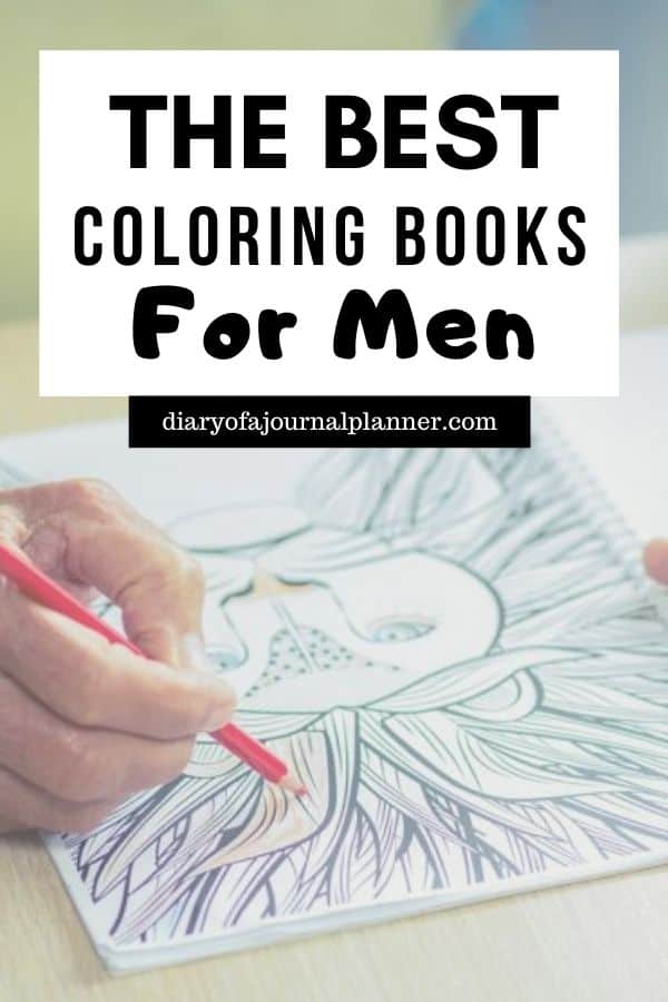 Man coloring books