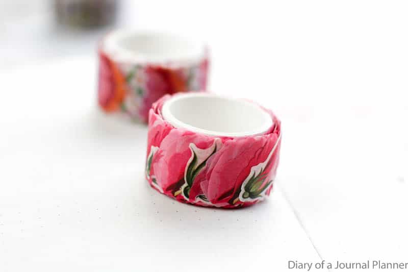 washi petal roll