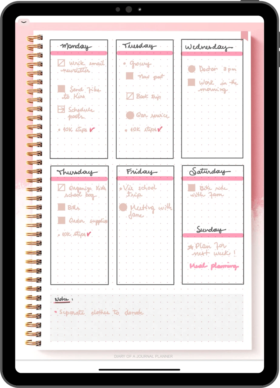 Digital Bullet Journaling Templates for Effortless Organization