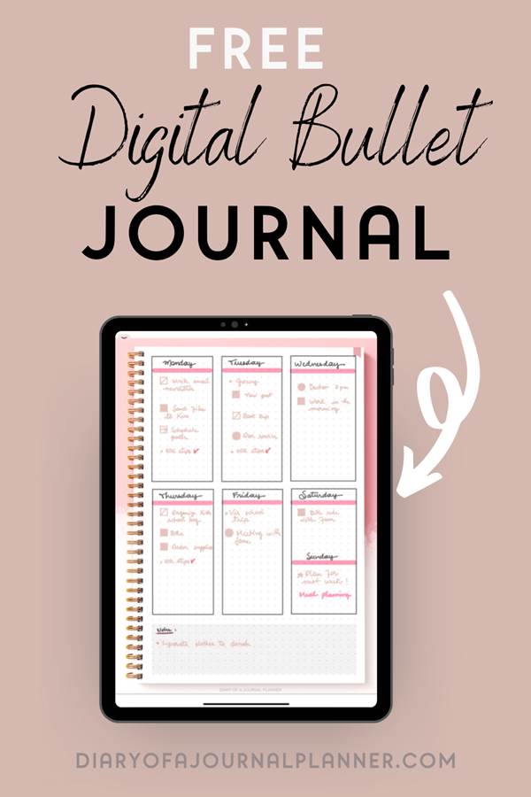 How to design a digital bullet journal