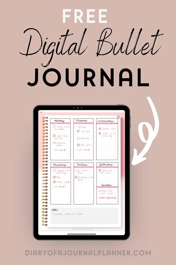 2023 Bullet Journal Digital Download Pre-made and Designed Pages 