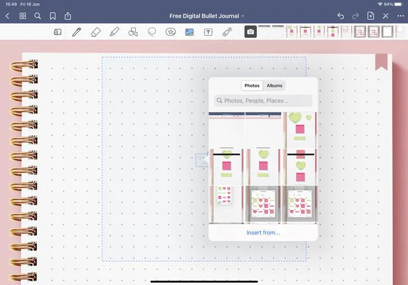 How to use digital planner stickers