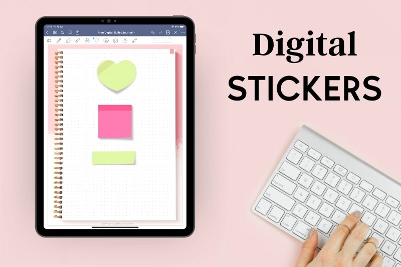 bullet journal digital stickers