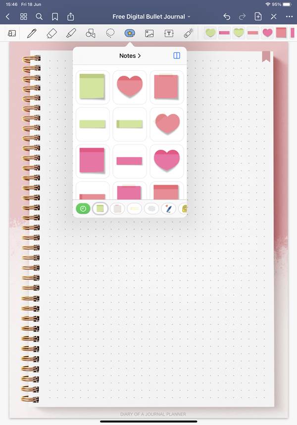 Doodle Notes Stickers For Planners And BuJo - Printable & Digital