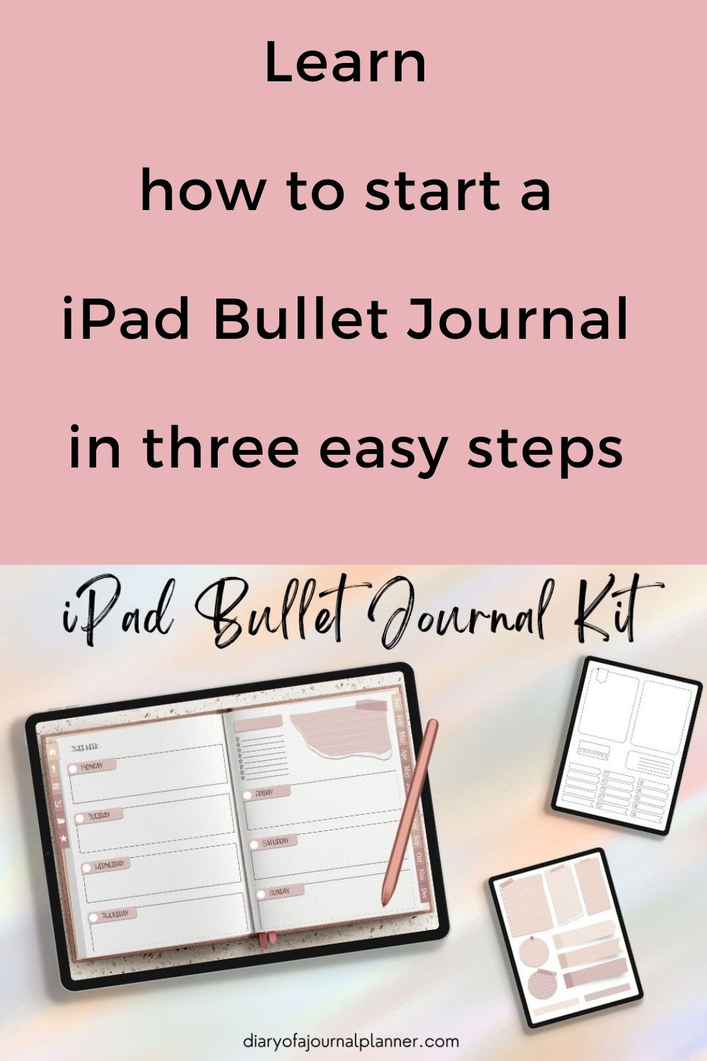 Digital Bullet Journaling With iPad