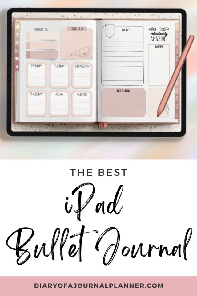 The Best iPad Bullet Journal And How You Can Start One Today!